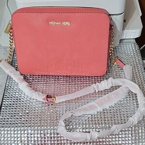 Michael Kors Coral Crossbody Bag